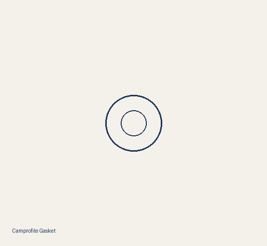 Camprofile rubber gasket